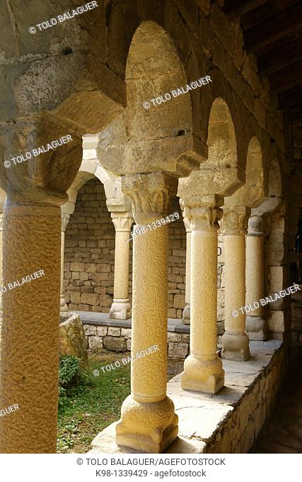 Romanesque chapel of Mur Montsec d'Ares Lleida Pyrenees Mountains Catalonia Spain