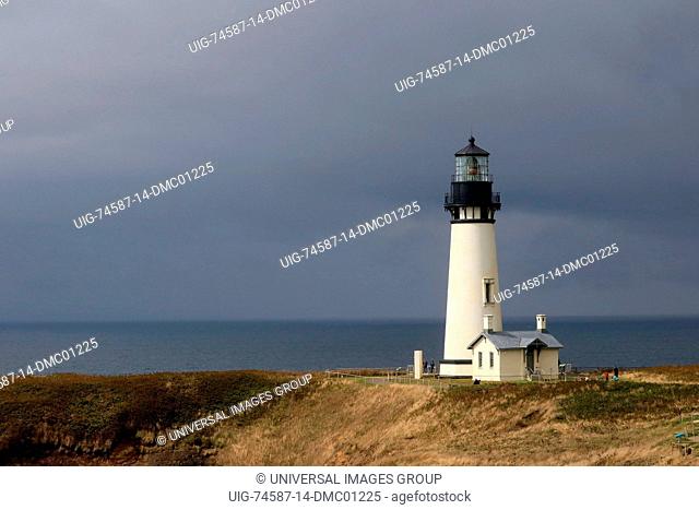 Yaquina Head Lighthouse near Newport Oregon