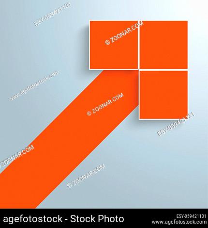 Infographic design with squares on the gray background. Eps 10 vector file