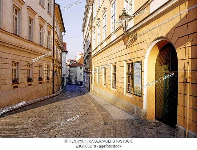 Street in Prague, Czech Republic