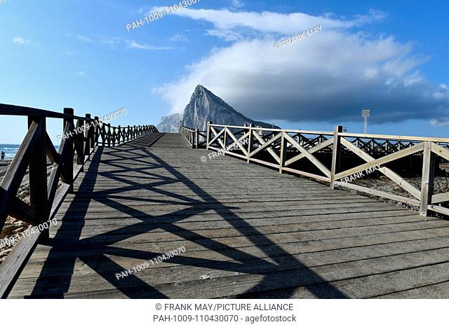 Rock of Gibraltar, Spain, near city of La Linea, 29.September 2018. Photo: Frank May | usage worldwide. - La Linea/Spain