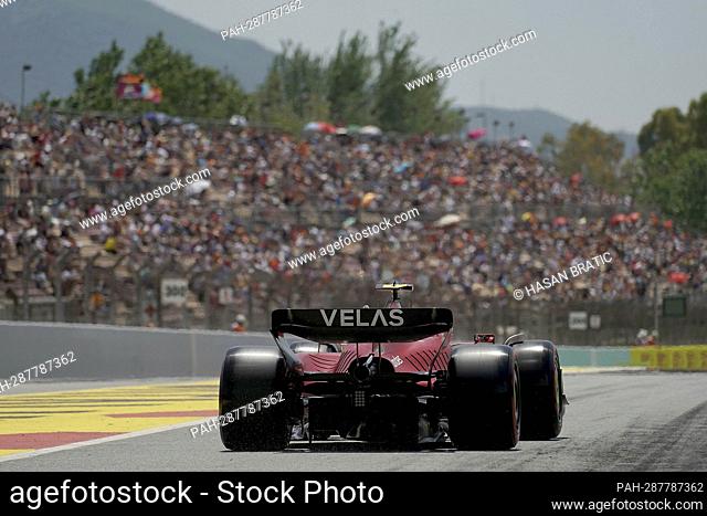 05/20/2022, Circuit de Catalunya, Barcelona, F1 Pirelli Grand Prix of Spain 2022 , in the picture Carlos Sainz Jr. (ESP), Scuderia Ferrari