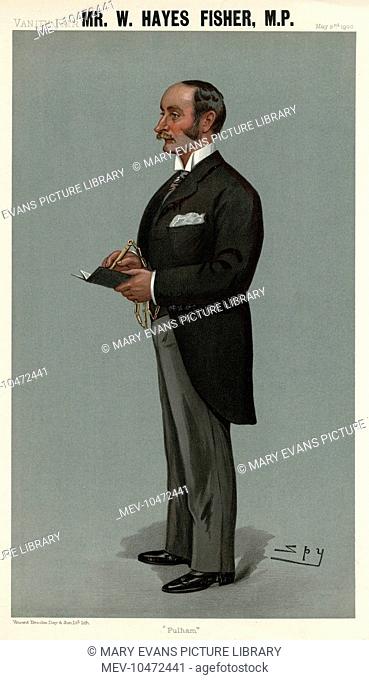 WILLIAM HAYES FISHER, 1st Baron Downham (1853-1920) British Conservative Party politician. President of the Local Government Board and Minister of Information...