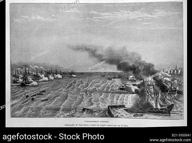 CRIMEAN WAR- Bombing Odessa...The Crimean War[e] was a military conflict fought from October 1853 to February 1856[9] in which Russia lost to an alliance made...