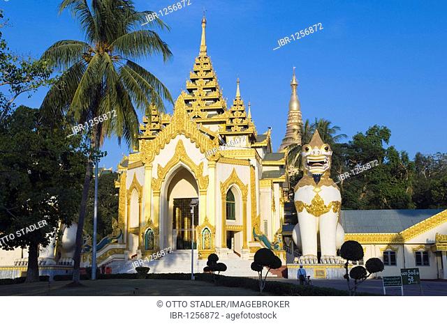 Shwedagon Pagoda, Buddhist temple, Rangoon, Yangon, Burma, Burma, Myanmar, Asia