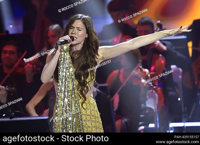 ROME, ITALY - DECEMBER 16: Joss Stone. Christmas Concert in the Vatican XXXI edition. Conciliazione Auditorium. Rome (Italy)16 December 2023