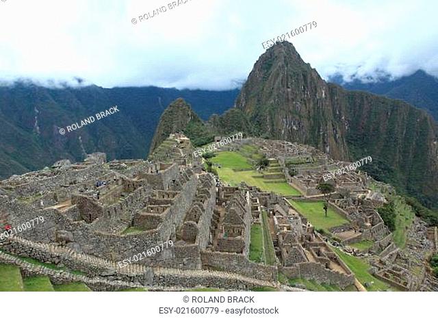 Machu Picchu die Inkastadt in den Wolken