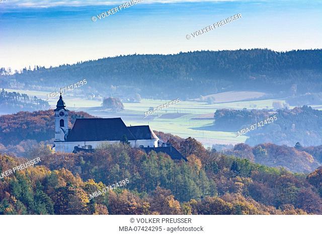 Bergern im Dunkelsteinerwald, pilgrimage church in Maria Langegg, Wachau, Lower Austria, Austria