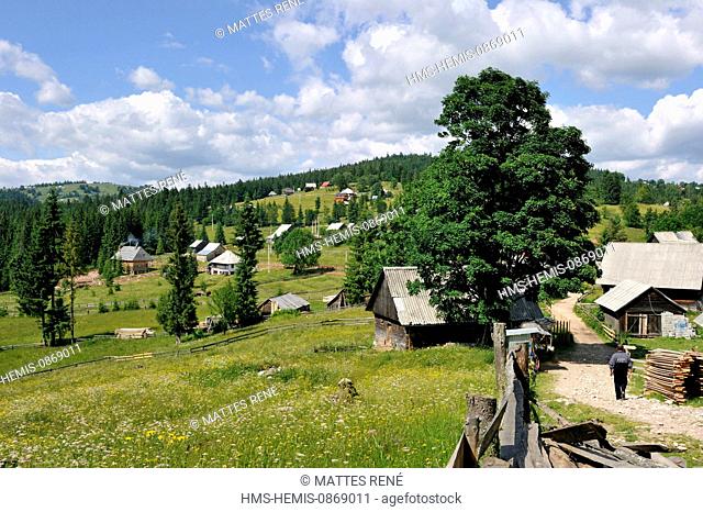 Romania, Carpathian Mountains, Transylvania Region, Munti Apuseni, the land of Moti, Aries Valley, Scarisoara