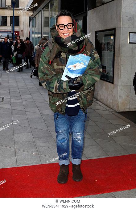 The 20th Anniversary Gala Performance of 'The Snowman' held at The Peacock Theatre - Arrivals Featuring: Gok Wan Where: London
