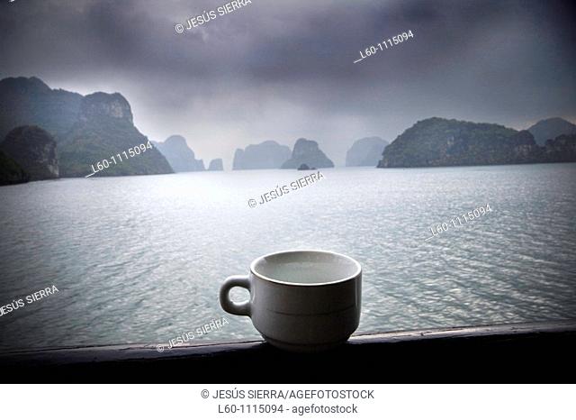 Cup in Halong Bay, Vietnam