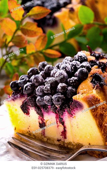 cheesecake blueberries