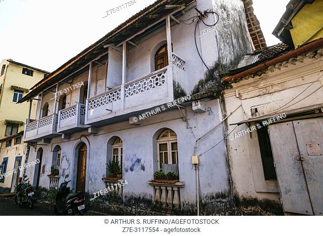 Portuguese colonial architecture. Old Goa, UNESCO World Heritage Site, Goa State, India