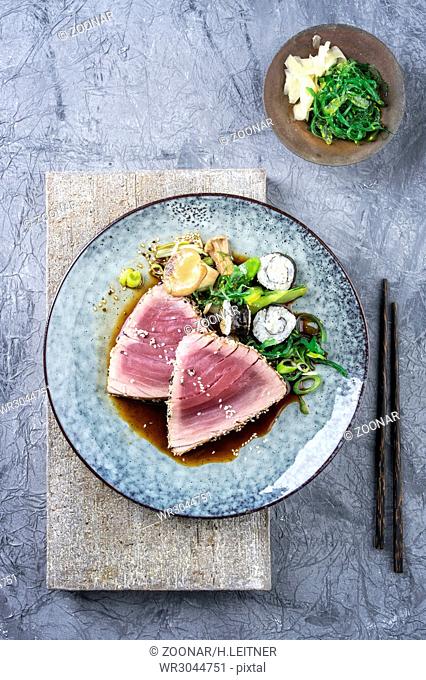 Tuna Tataki with Vegetable