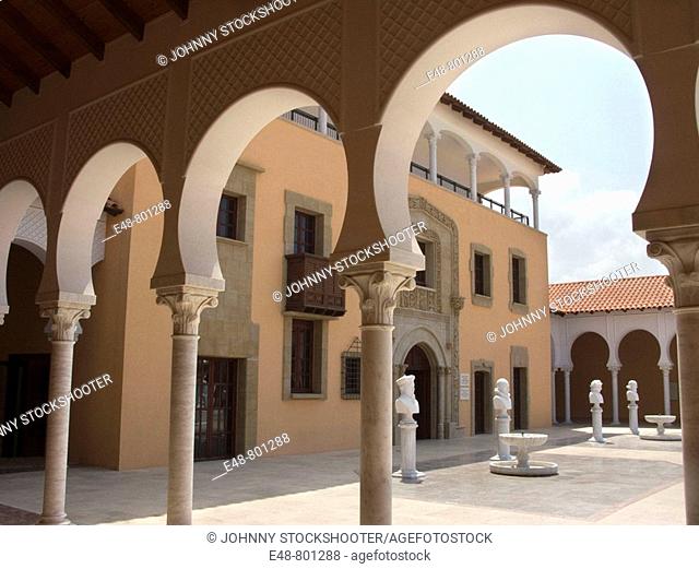 Sephardic memorial courtyard ralli art museum caesarea. Israel