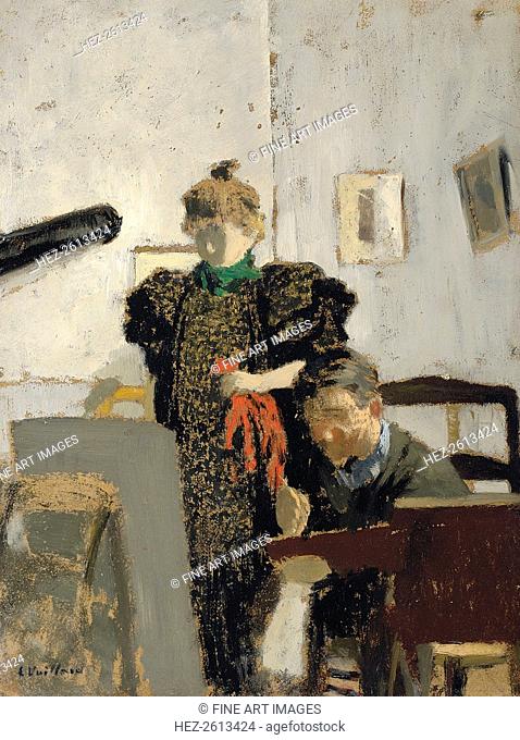 Vallotton and Natanson. Artist: Vuillard, Édouard (1868-1940)