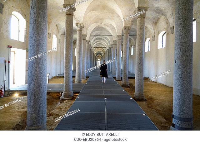 Scuderia di Ludovico il Moro stable, Castello Sforzesco castle, Vigevano, Lombardy, Italy, Europe