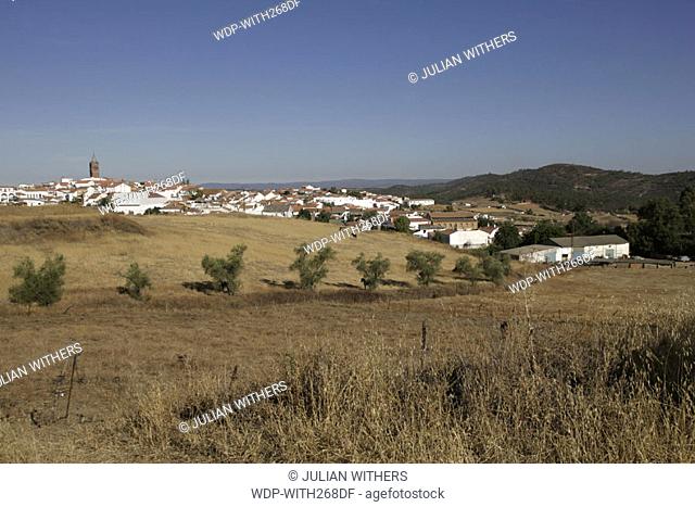 Spain ( South) :Area Huelva North out of Huelva on the 435 n 30 km out of the City.This shot is a general shot showing the landsacpe of the area