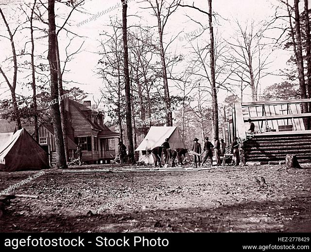 General Butler's Headquarters, Chapin's Farm, Virginia, 1861-65. Creator: Andrew Joseph Russell