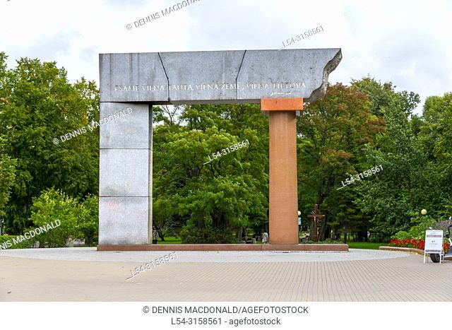 Lithuania . Arka Monument in KlaipÄ—da. Arka Monument is a monument in KlaipÄ—da, Lithuania. It was built in 2003, commemorating the 85-year anniversary of the...