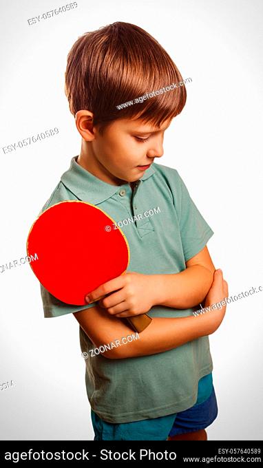 athlete boy upset lost setback table tennis ping pong emotions
