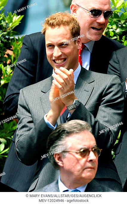 Prince William at England v Paraguay World Cup football match in Frankfurt, Germany