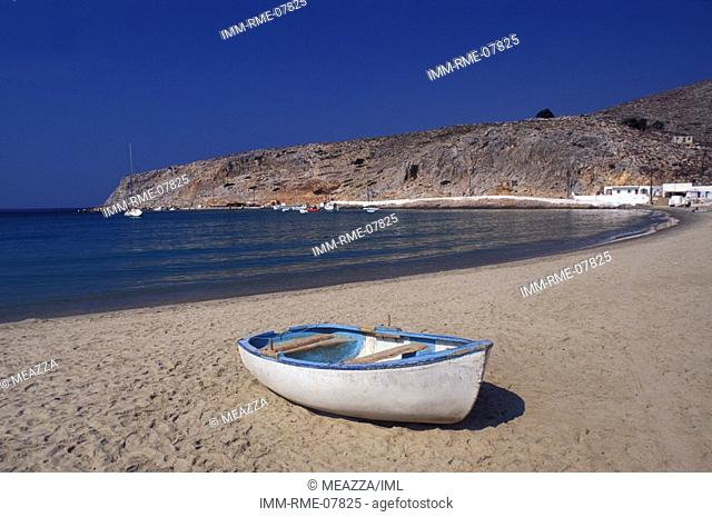 Beach on Pserimos Island Kalymnos, Dodecanese, Greece