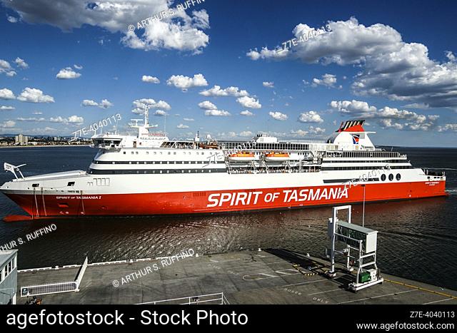 Port of Melbourne to include ferry to Tasmania. Melbourne, Victoria State, Australia