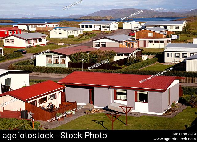 Houses, architecture, Iceland, Stykkishólmur