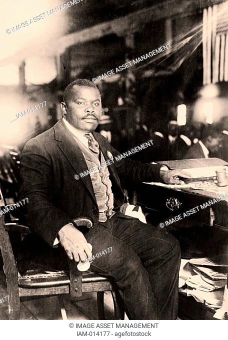 Marcus Mosiah Garvey Jr. (1887-1940) Jamaican-born Pan-Africanist publisher, journalist and orator. Founder in 1914 of the Universal Negro Improvement...