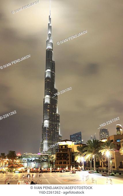 Burj Khalifa at Night, Dubai, United Arab Emirates