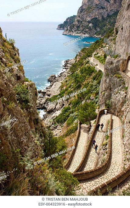 Capri view - Via Krupp