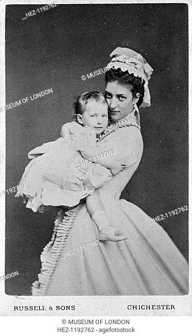 Princess of Wales and Princess Maud of Wales, 1872
