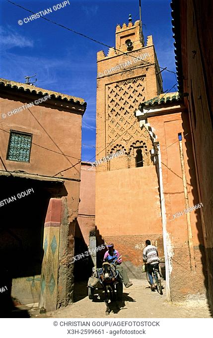 inside the medina of Marrakech, Morocco, North Africa