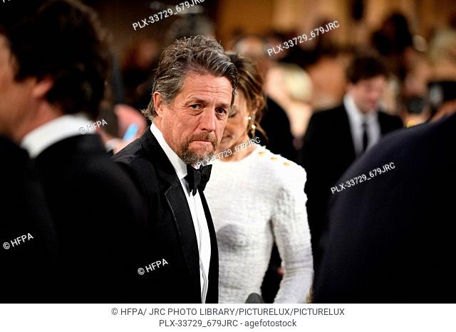 Golden Globe nominee, Hugh Grant at the 76th Annual Golden Globe Awards at the Beverly Hilton in Beverly Hills, CA on Sunday, January 6, 2019