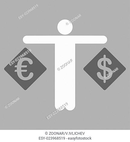 Currency compare icon from Business Bicolor Set