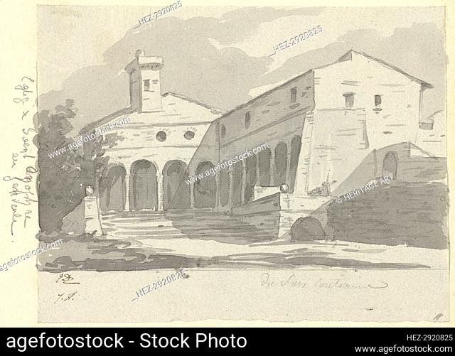 Church of Sant' Onofrio, Rome, 1775/80. Creator: Jacques-Louis David