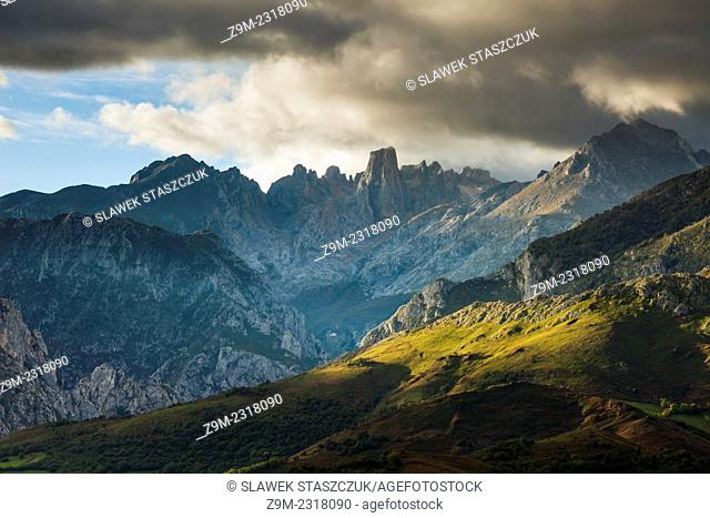 Stormy morning in Picos de Europa National Park, los Urrieles (central massif)