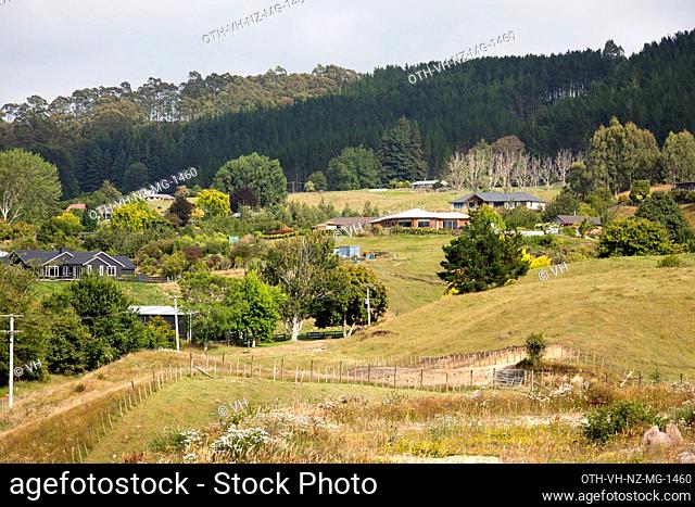 Residence on hillside, Hamurana, Bay of Plenty, North Island, New Zealand