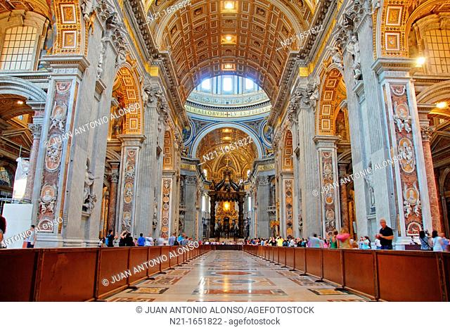Basilica di San Pietro, Città del Vaticano, Rome, Lazio, Italy, Europe