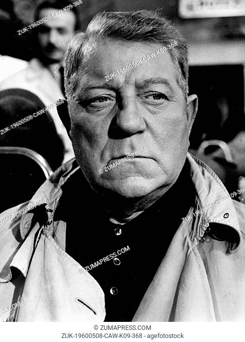 May 8, 1960 - Location Unknown - JEAN GABIN (1904-1976), was a famous actor and war hero. PICTURED: Jean Gabin close-up.  (Credit Image: © Keystone Press...