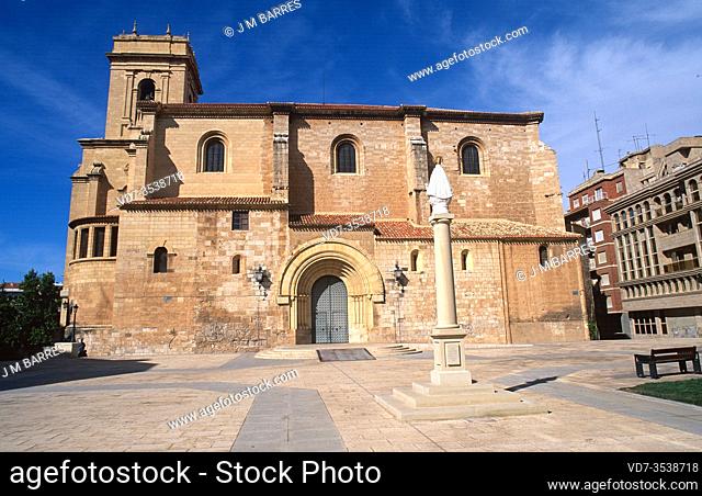 Catedral de San Juan Bautista, lateral view. Albacete city, Castilla-La Mancha, Spain