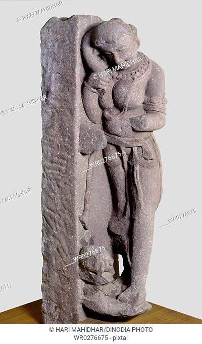 Apsara 11th - 12th century AD Kalchurian period , found at Jabalpur , Madhya Pradesh , India