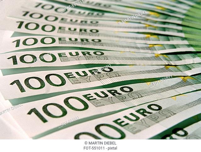 One Hundred Euro Banknotes