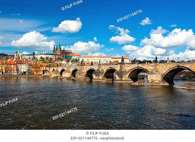 View at Prague castle