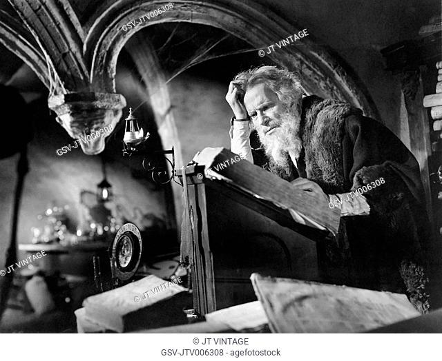 Gino Mattera, on-set of the Film Faust and the Devil (aka La Leggenda di Faust, 1950