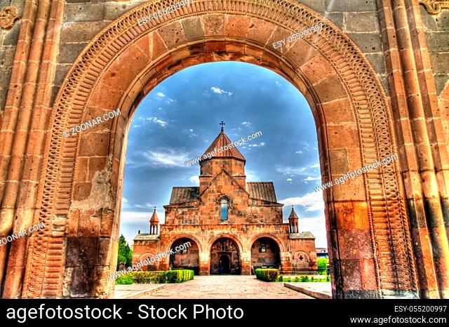 Exterior view to Saint Gayane Church at Vagharshapat , Armavir Province, Armenia