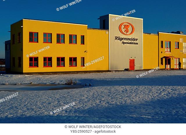 Factory of Ruegenwalder Specialities, meat processing, at Bad Arolsen, Hesse, Germany