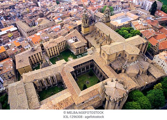 Cathedral of Pamplona  Navarra  Spain