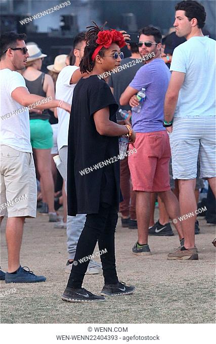 Coachella 2015 - Week 2 - Day 3 - Celebrity Sightings and Performances Featuring: Jaden Smith Where: Indio, California, United States When: 19 Apr 2015 Credit:...